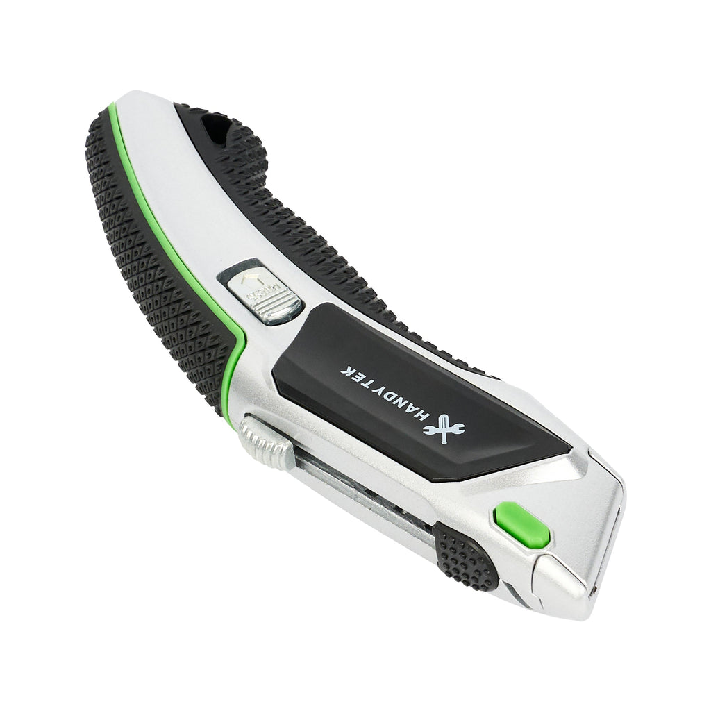 Handy Tek Silver Auto-Loading Utility Knife - Quick Change, Heavy Duty - 7" - 1 count box