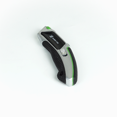 Handy Tek Silver Auto-Loading Utility Knife - Quick Change, Heavy Duty - 7" - 6 count box
