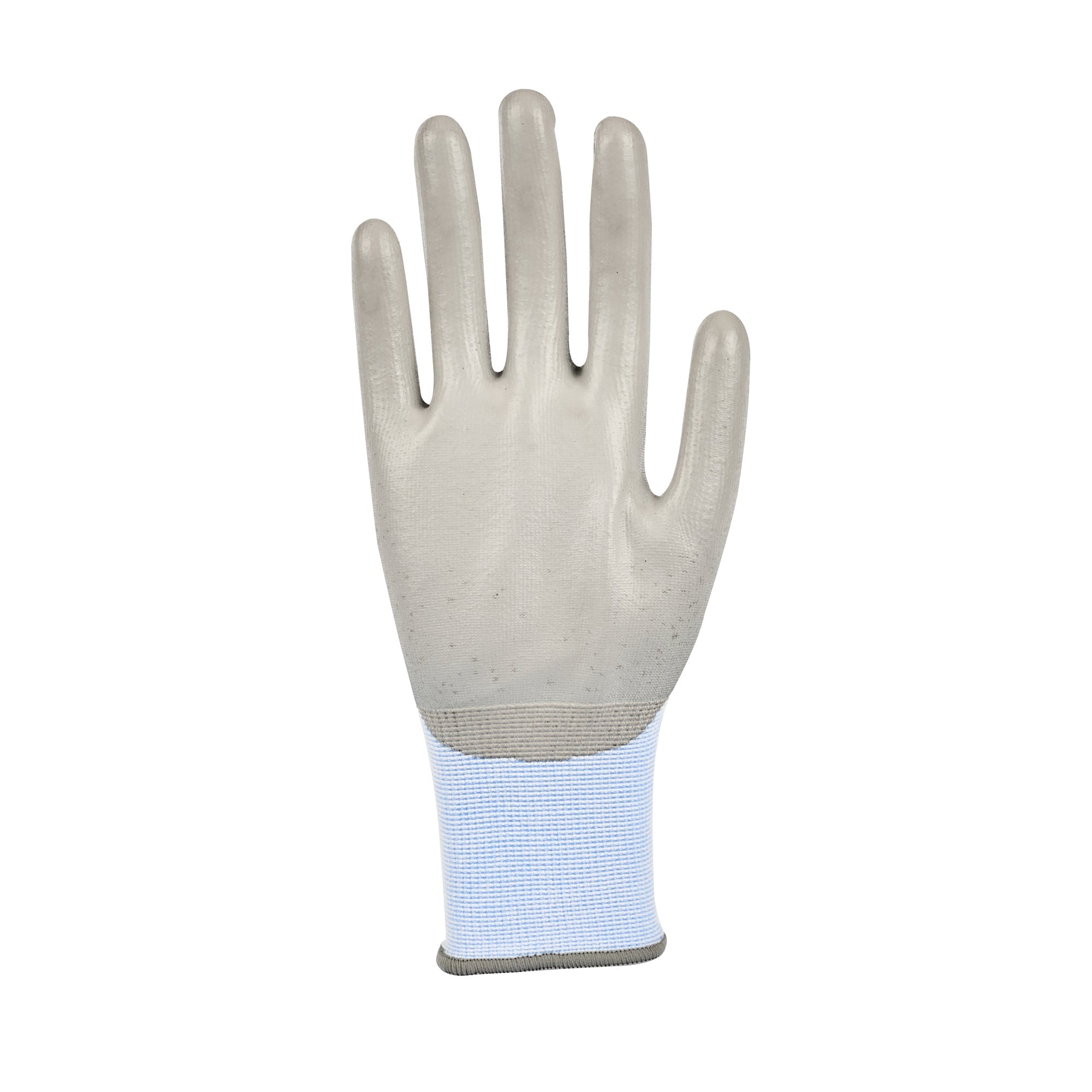 Life Protector Light Blue Diamond Blend Extra Large Work Gloves - with Foam Polyurethane Palm Coating, Cut-Resistant - Pair - 10 count box
