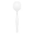 Cater Tek White Plastic Serving Spoon - 8 1/2" - 10 count box