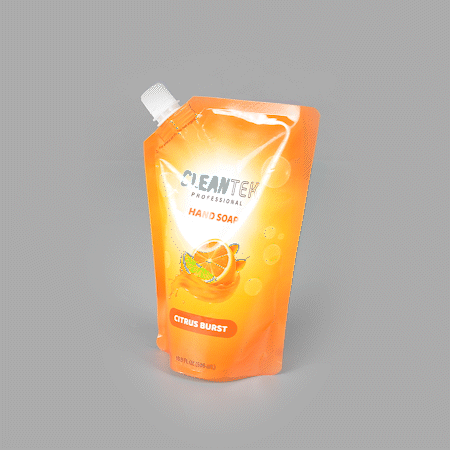 Clean Tek Professional 16.9 fl. oz Liquid Hand Soap Refill - Citrus Burst - 24 count box