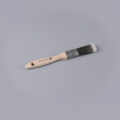 Handy Tek Synthetic Polyester Paint Brush - Flat, Beaver Tail - 1" - 6 count box