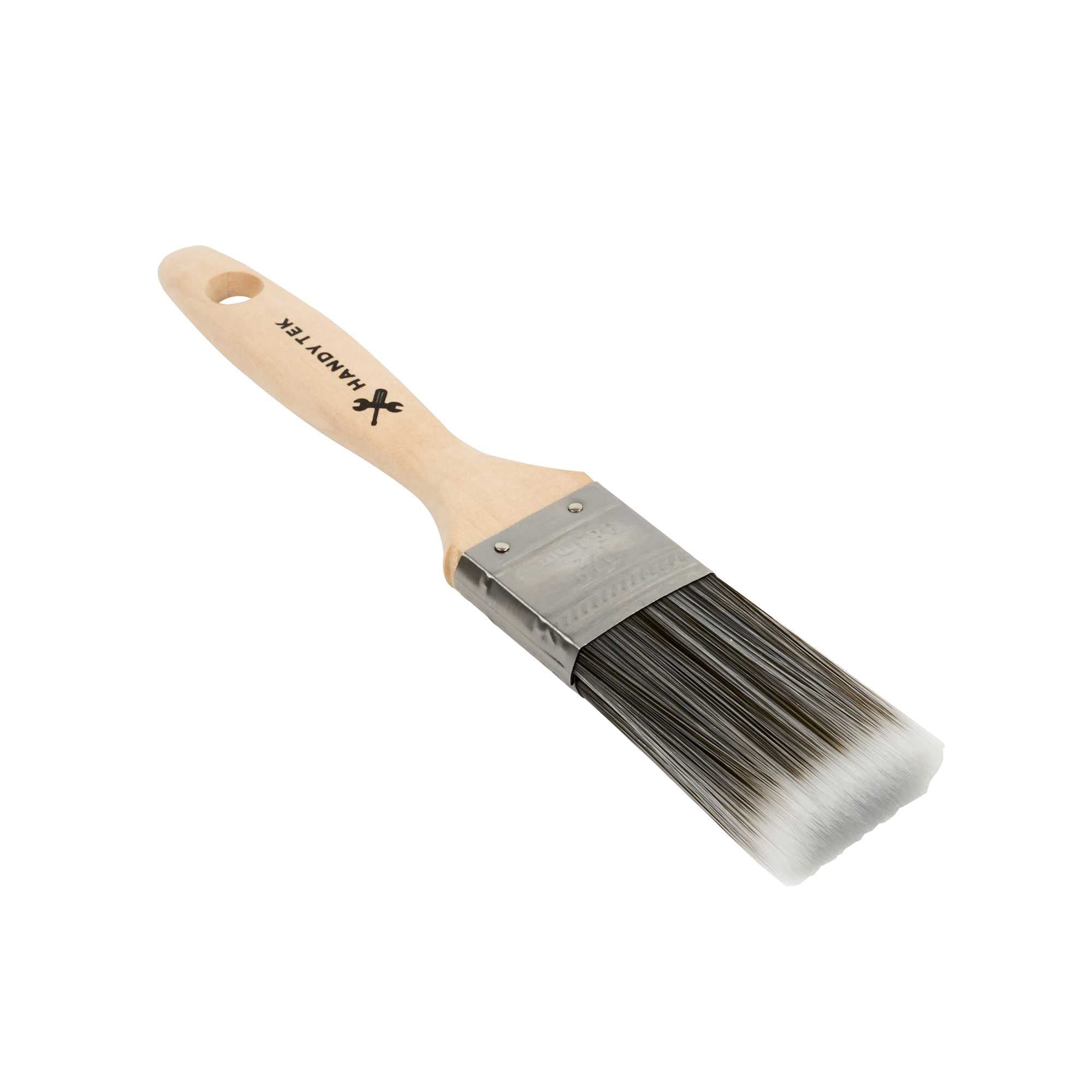 Handy Tek Synthetic Polyester Paint Brush - Flat, Beaver Tail - 1 1/2" - 1 count box