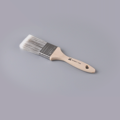 Handy Tek Synthetic Polyester Paint Brush - Flat, Beaver Tail - 2" - 1 count box