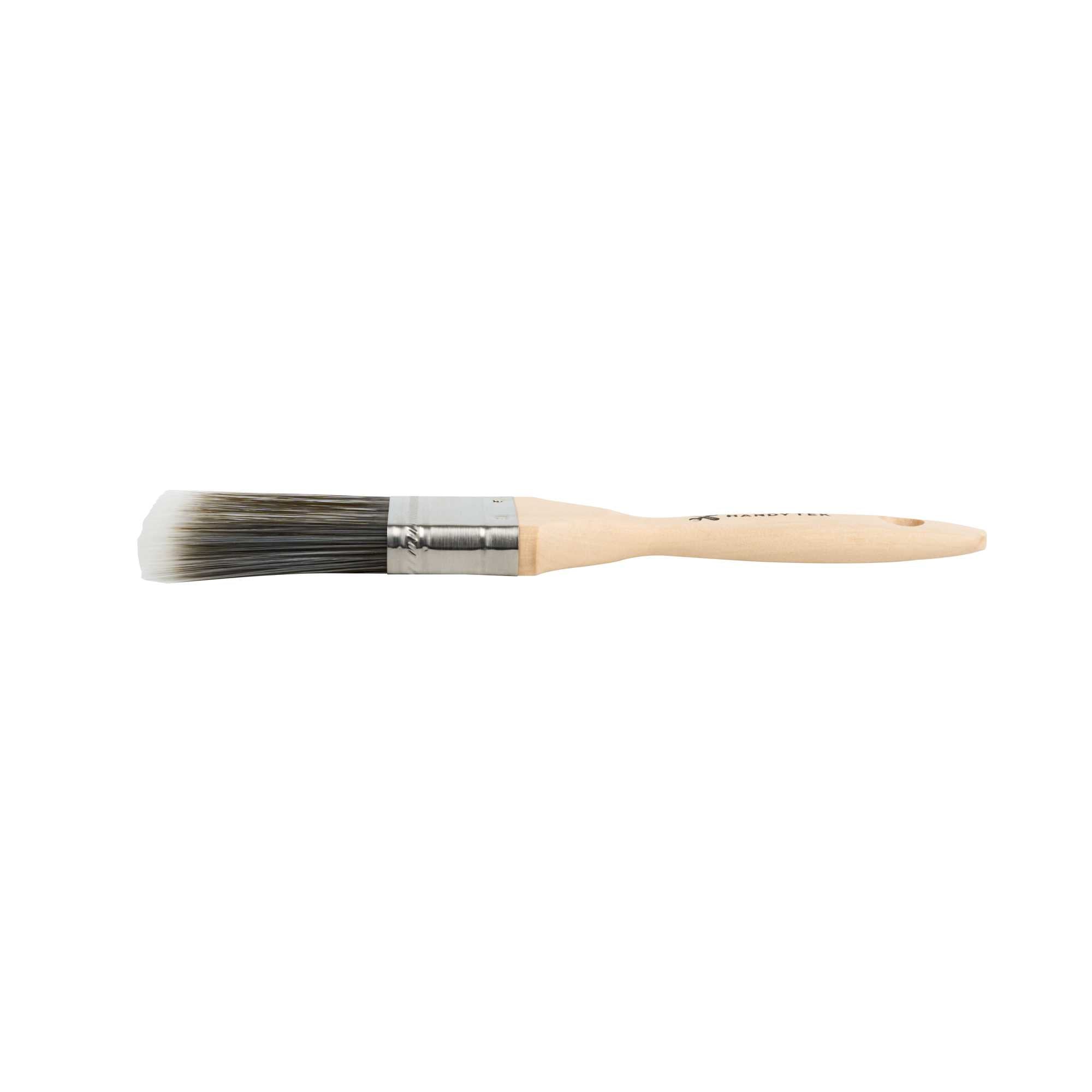 Handy Tek Synthetic Polyester Paint Brush - Flat, Beaver Tail - 2" - 1 count box