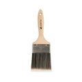 Handy Tek Synthetic Polyester Paint Brush - Flat, Beaver Tail - 3" - 6 count box