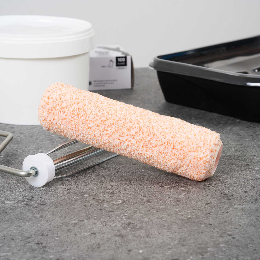 Handy Tek Microfiber Roller Cover - Shed-Resistant, with 3/8" Nap - 9" - 1 count box