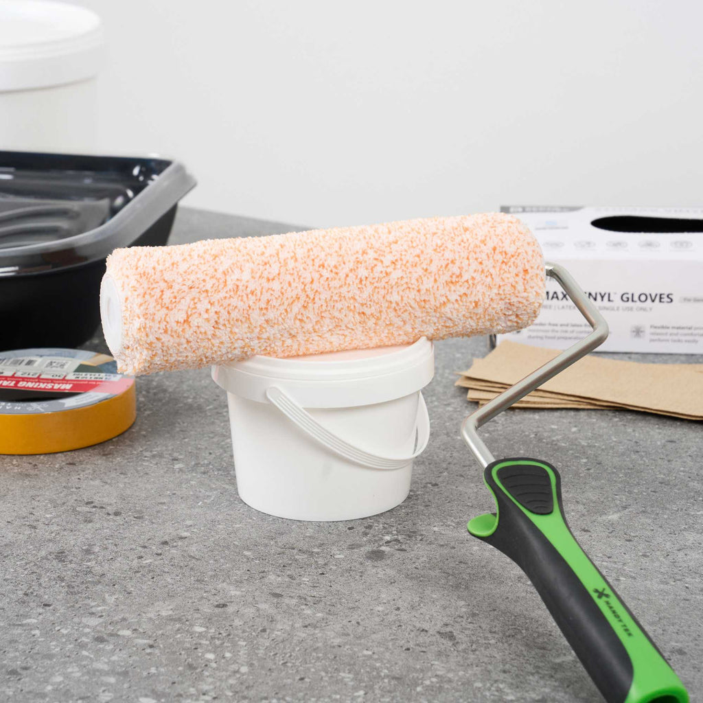 Handy Tek Microfiber Roller Cover - Shed-Resistant, with 3/8" Nap - 9" - 1 count box
