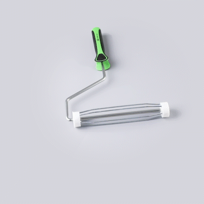 Handy Tek Roller Frame - Heavy Duty, Soft Grip Handle - 9" - 1 count box