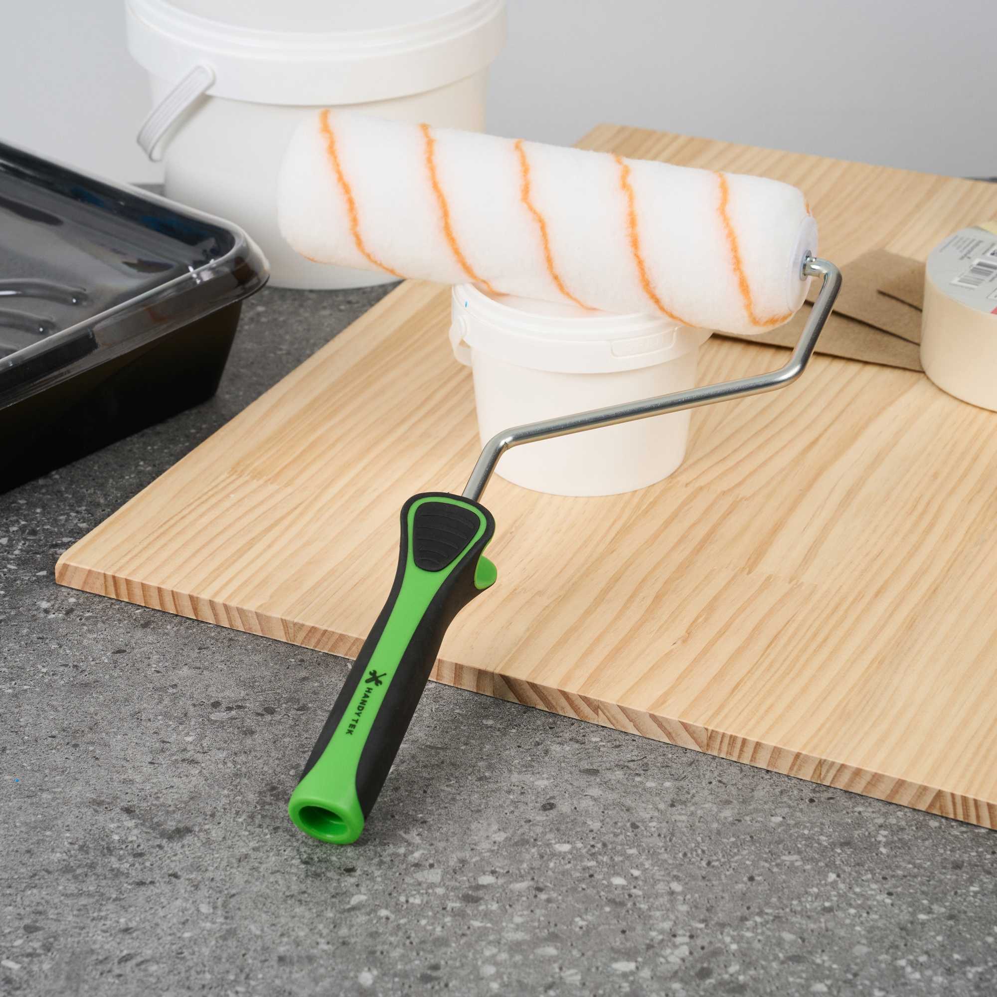 Handy Tek Roller Frame - Heavy Duty, Soft Grip Handle - 9" - 1 count box