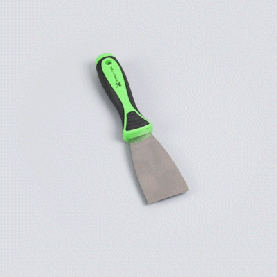 Handy Tek Carbon Steel Putty Knife - Flexible, Soft Grip Handle - 2" - 1 count box