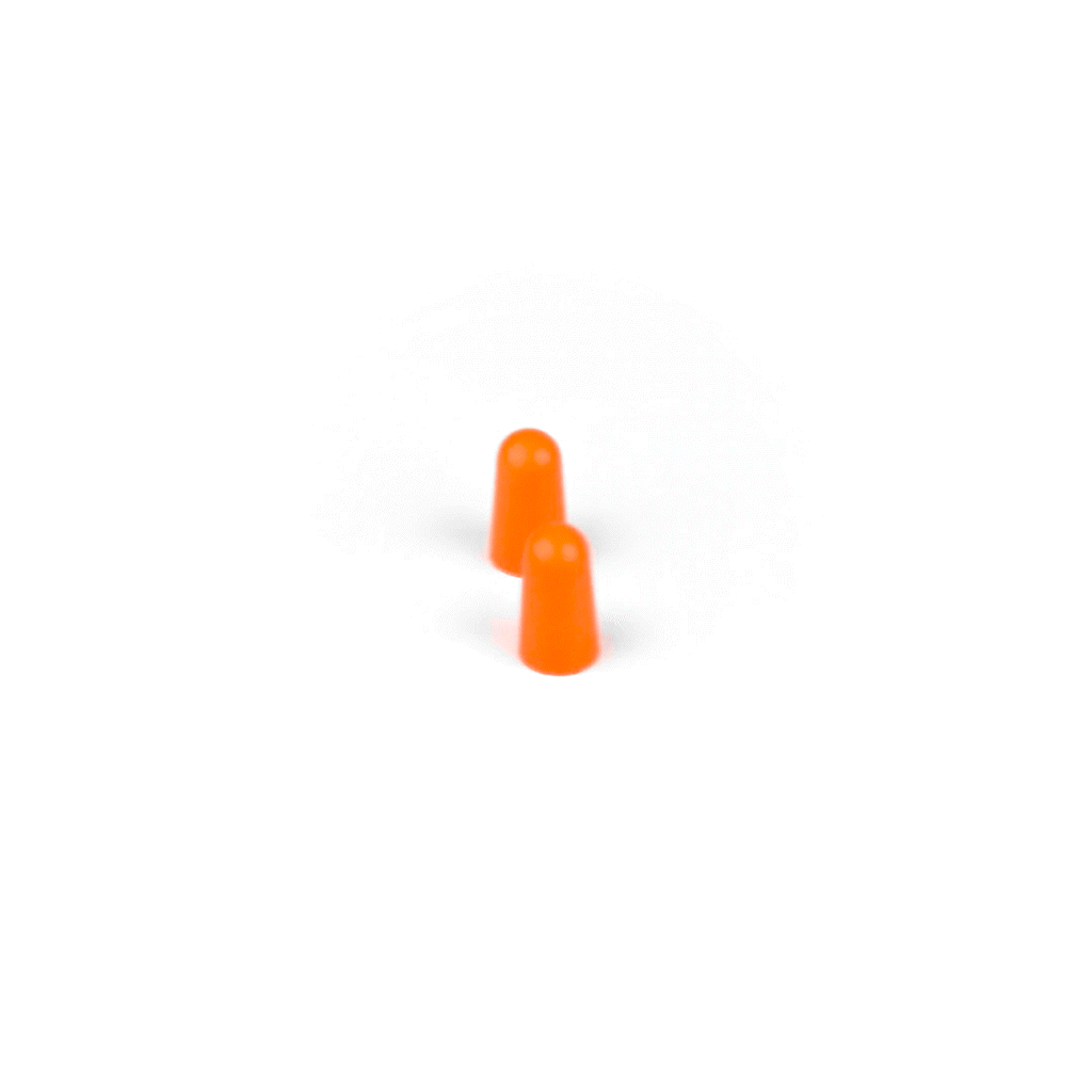 Be Safe Orange Uncorded Foam Earplugs - 10 pairs