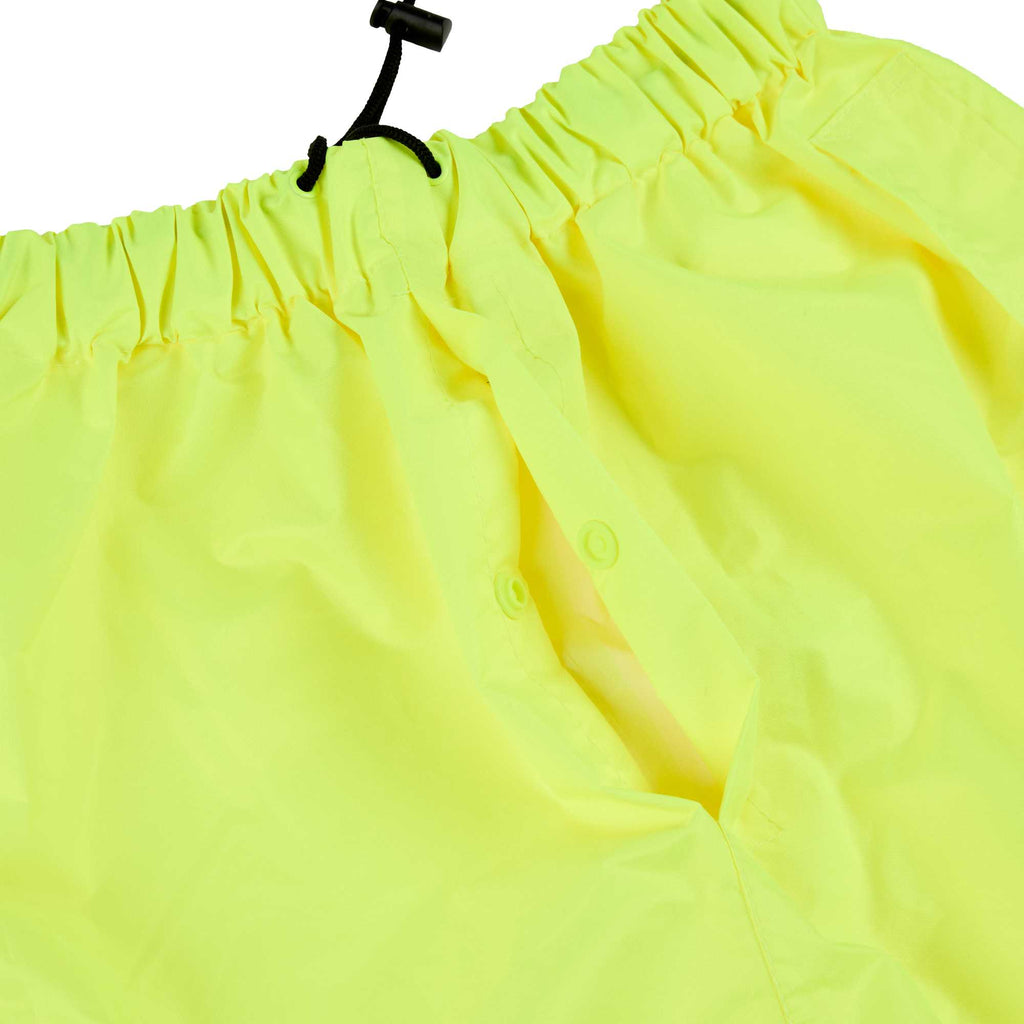 Be Safe Class E Lime L High Visibility Lightweight Rain Pants - Reflective Tape - 20 count box