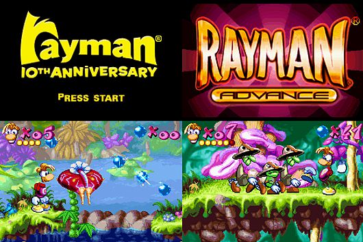 Rayman 10th Anniversary GBA Video Game Cartridge Game Boy Advance 2005