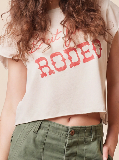 "But First, Rodeo" Crop Top