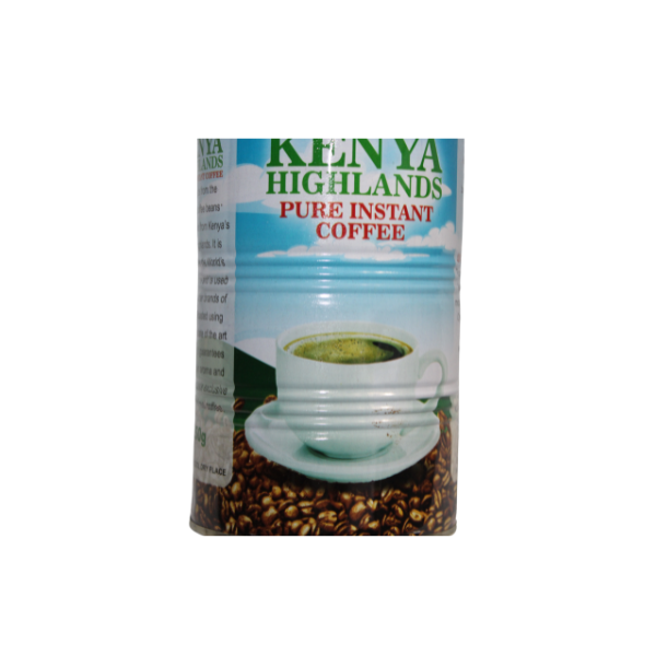 Kenya Highlands Pure Instant Coffee front package angle view