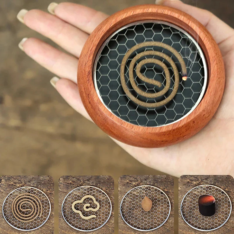 Mosquito Coil Holder | Decorative Incense Burner Rack for Home