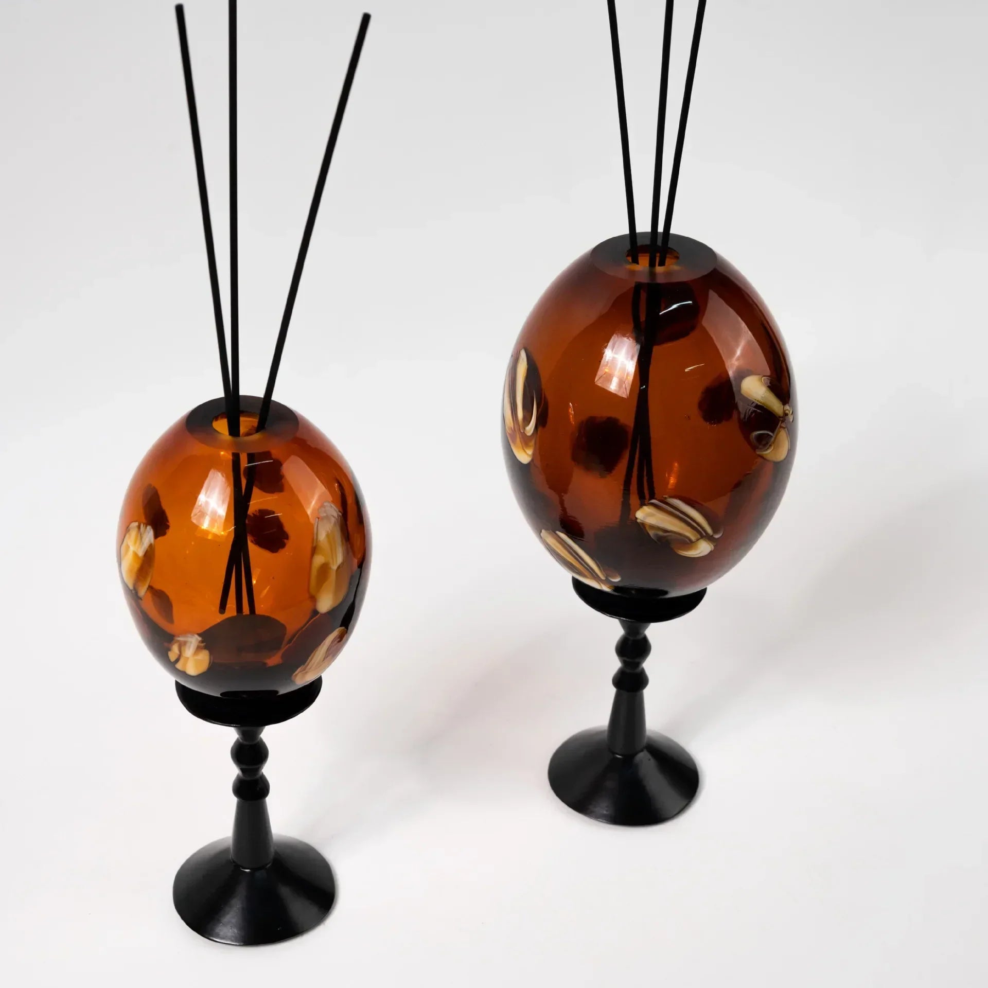 DecorBites™ Geometric Circle Glass Vase Candlestick Home Decor