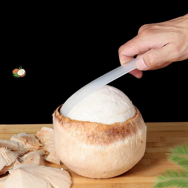 DecorBites™ Coconut Opener Tool | Professional Grade | Reusable & Flexible | Durable Scraping Scraper