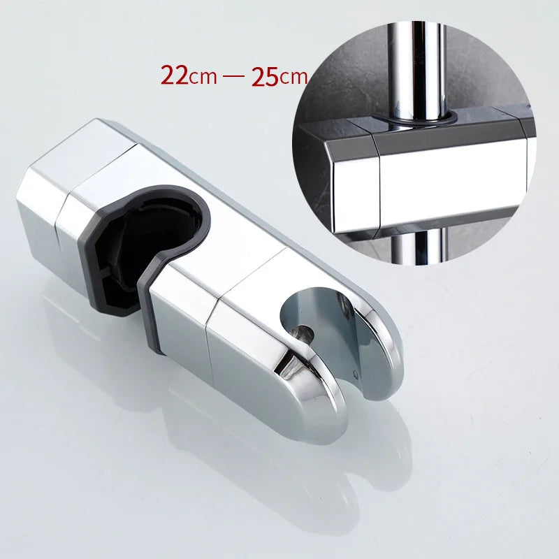 DecorBites™ Adjustable ABS Plastic Shower Slide Rail Holder Bracket