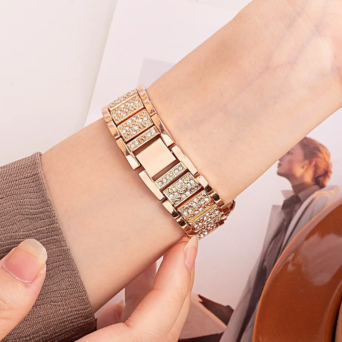 OnePlus Watch Women's Rhinestone Link Bracelet