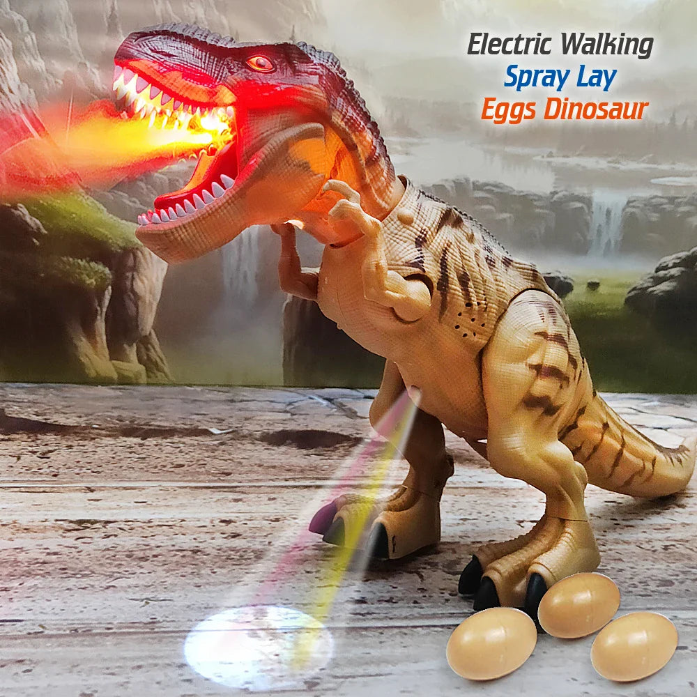 Large Mechanical Dinosaur Robot with Lights and Sounds
