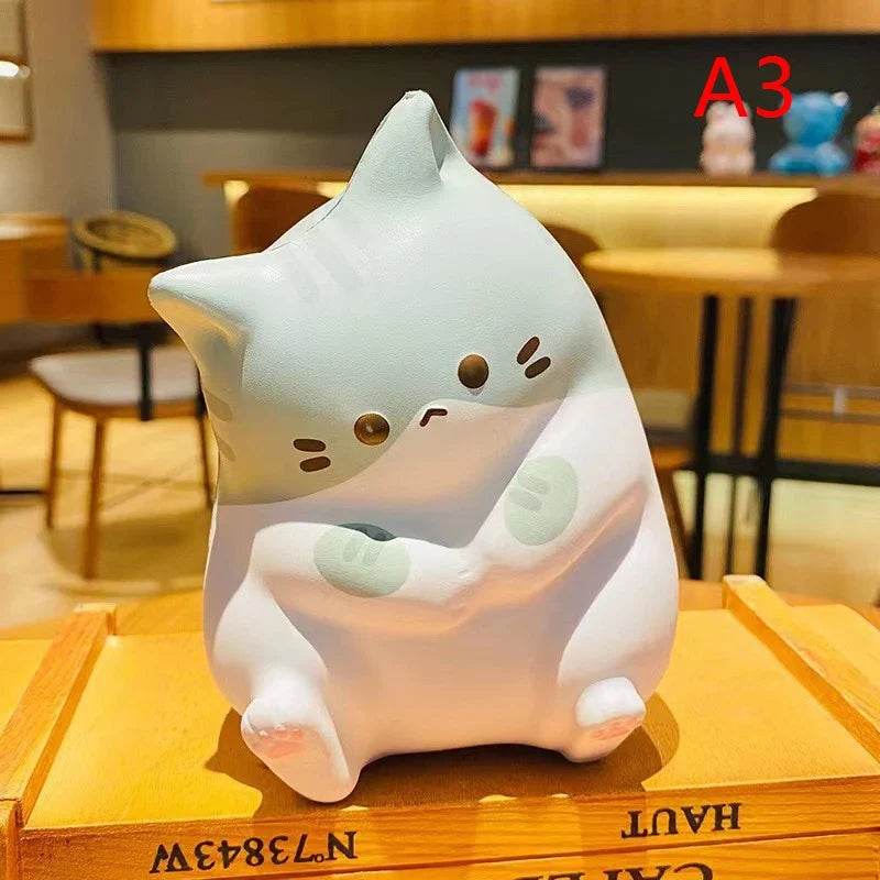 Cat Stress Relief Squishy Toy | Slow Rising PU Squeeze Antistress Ball