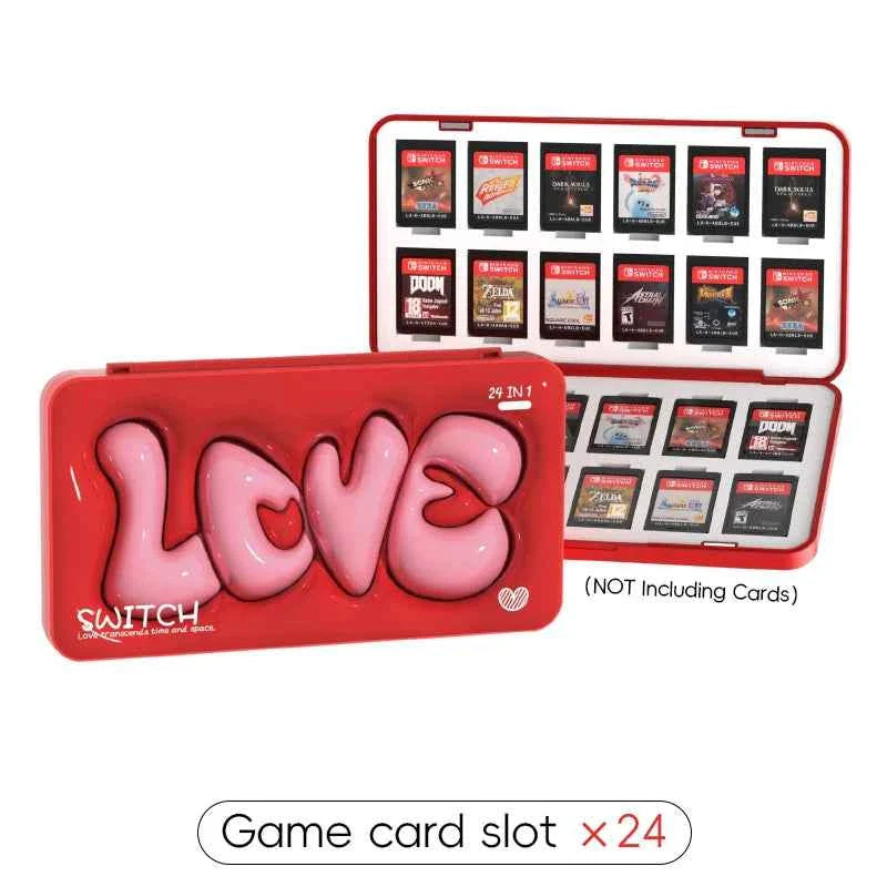 DATA FROG 24 in 1 Game Card Case Protective Holder Hard Shell Game Card Storage Box For Switch/Lite/Oled Accessories