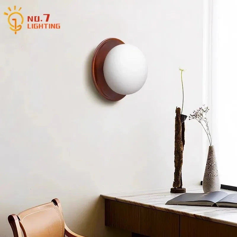 DecorBites™ Cream Wind Dumplings LED Wall Light for Home Decor