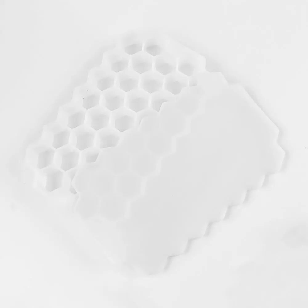 37 Grids Honeycomb Ice Cube Silicone Mold with Lid | Flexible Silicone Ice Tray for DIY Ice Making