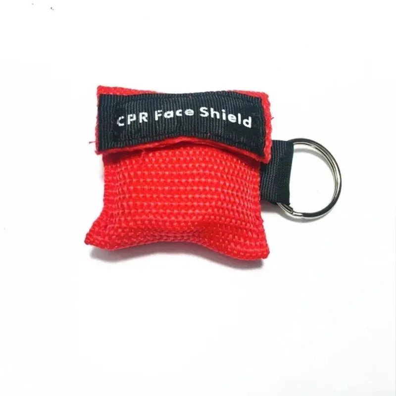 Compact CPR Face Shield Keychain | Portable First Aid Rescue Tool