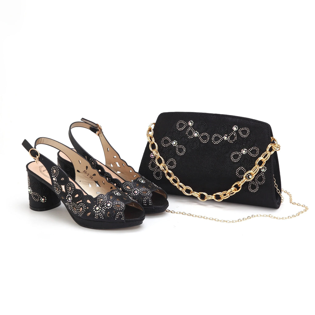 Italian Shoe and Bag Set New 2024 HAE1-5