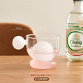 DecorBites™ Glass Spherical Handle Coffee Mug, 310ml