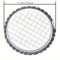 1pc Round Grid Cutter Slicer | Stainless Steel Vegetable Chopper
