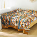 DecorBites™ Cotton Gauze Leisure Blanket - Soft Boho Decor for Beds & Sofas