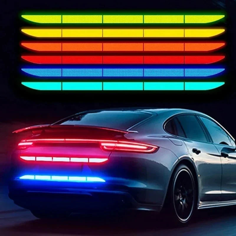 1 Set Reflective Warning Safety Tape - Car Trunk Anti-Collision, Add Protection For Your Vehicle