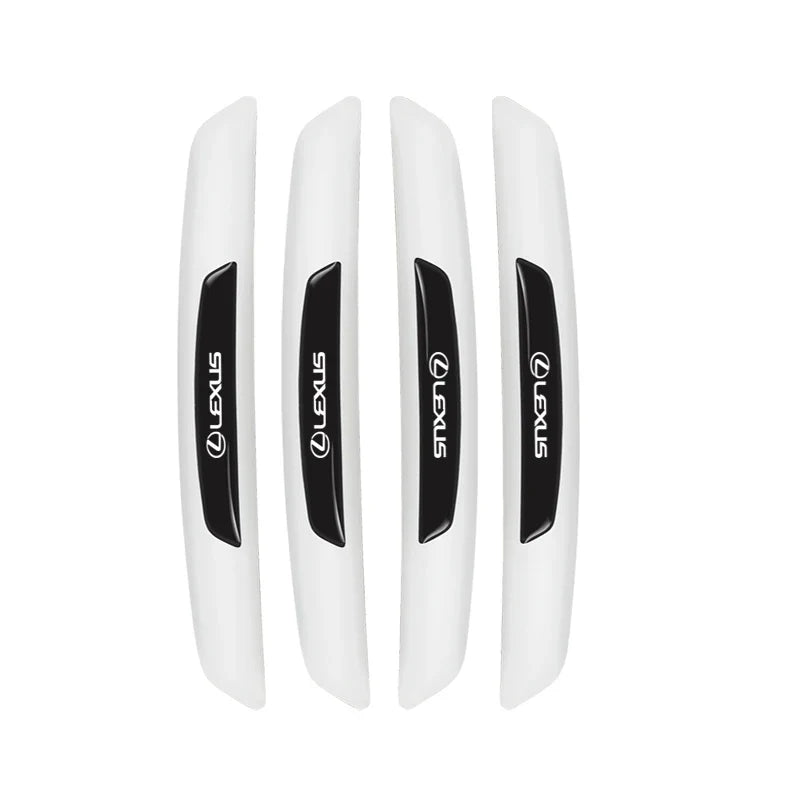 4Pcs Silicone Car Door Edge Protector Strips | Anti-Collision Pad for Lexus Models