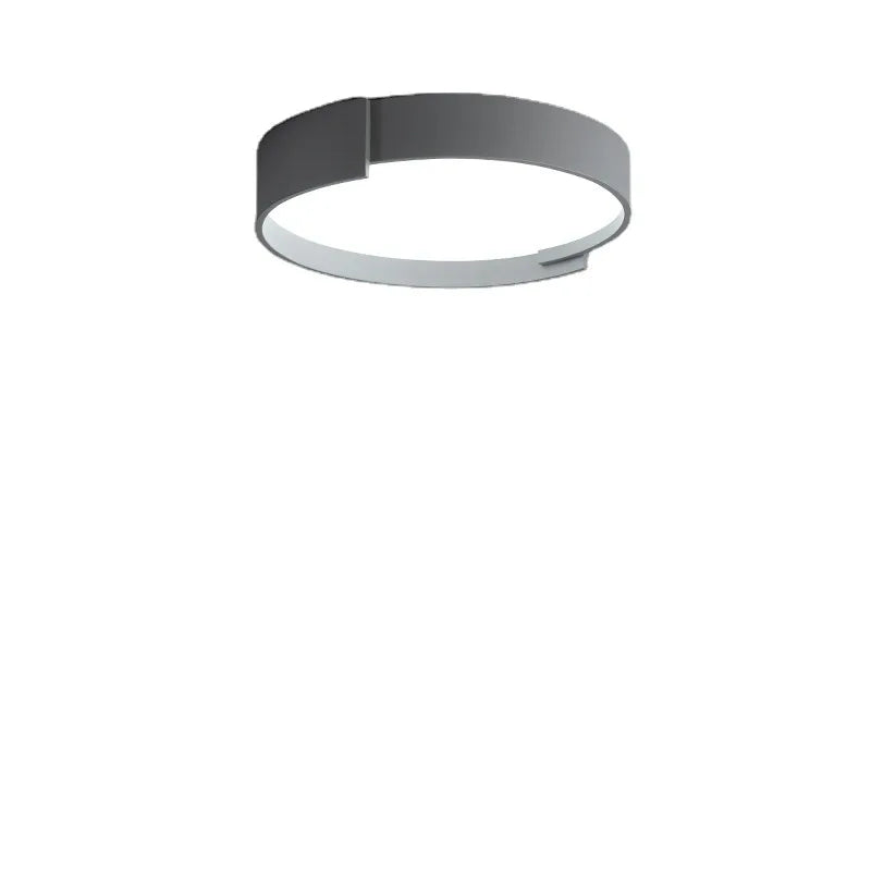 DecorBites™ LED Ceiling Lamp Master Bedroom White Gray Modern Round Study Room