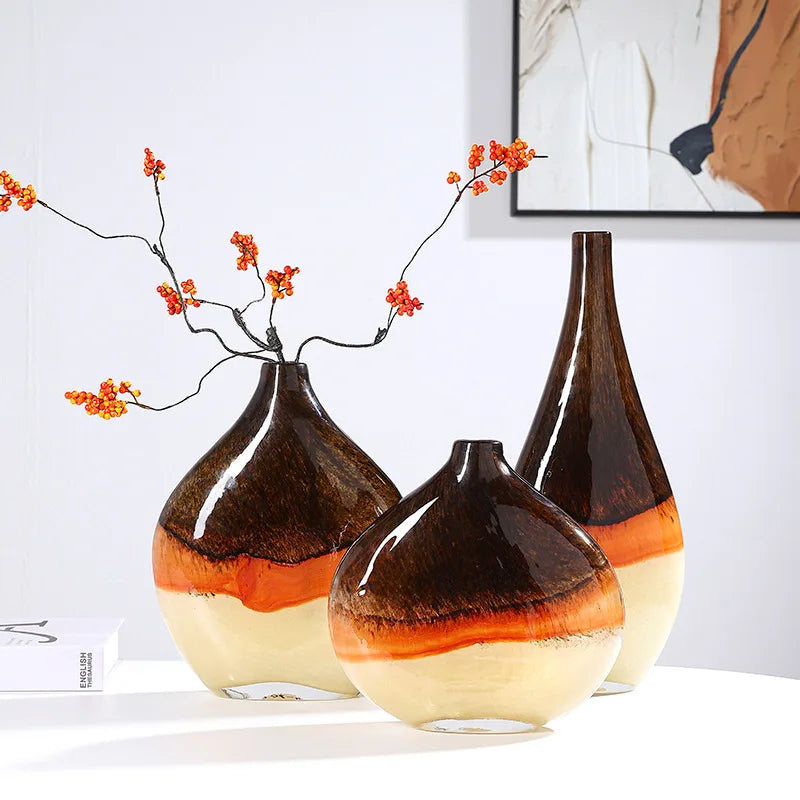 DecorBites™ Gradient Glass Vase Hydroponics Terrarium Flower Home Decor