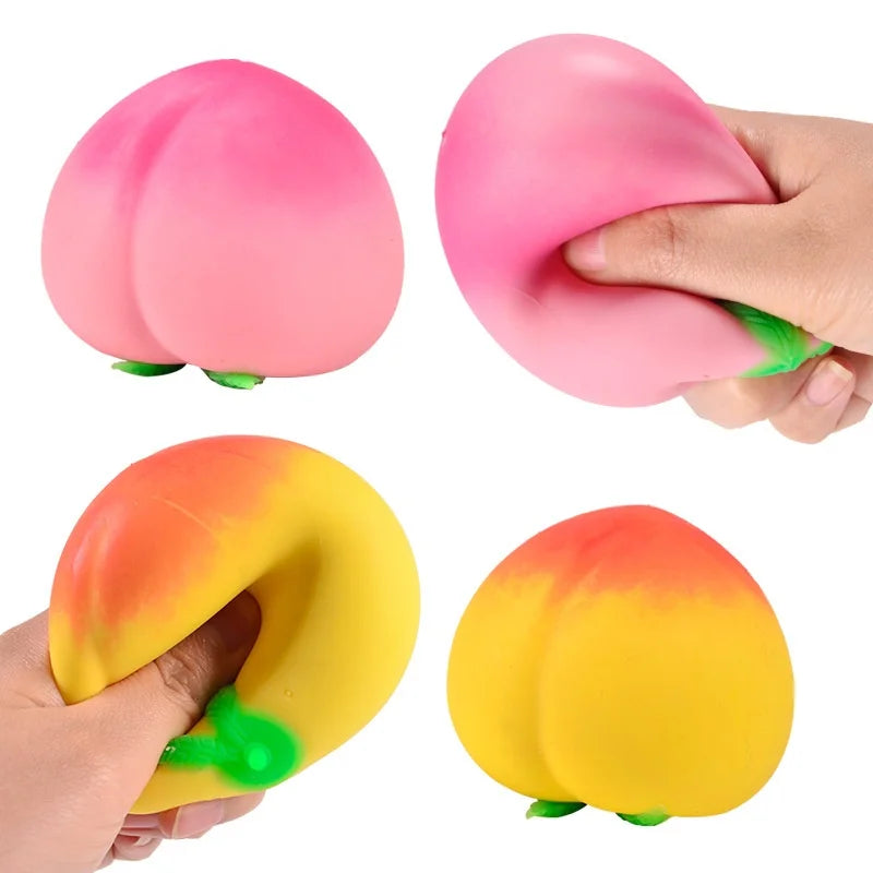 Fruit Squishy Stress Relief Toy | Soft Sensory Fidget Toy Set