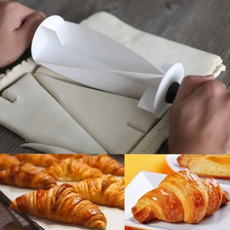 DecorBites™ Croissant Bread Wheel Cutter for Baking & Kitchen - Bakery Tools