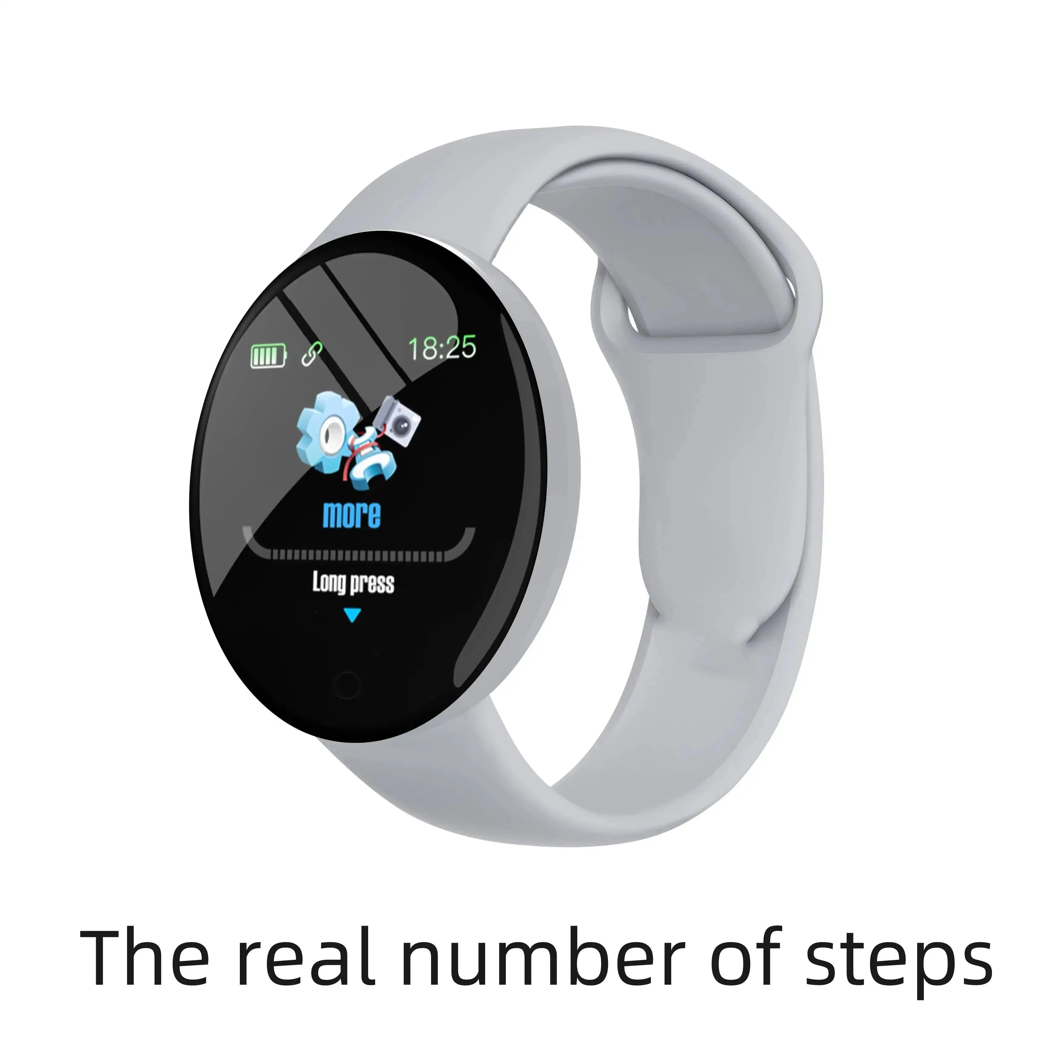 B41 Real Stepcount Smart Watch | Multi Function Fitness Tracker for Men and Women