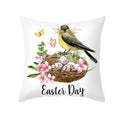 DecorBites™ Easter Egg Bunny Flower Birds Sofa Pillow Cover