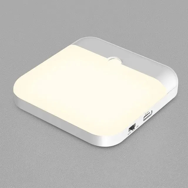 Wireless LED Night Light with Motion Sensor | Type C Rechargeable for Cabinet Wardrobe Staircase Kitchen