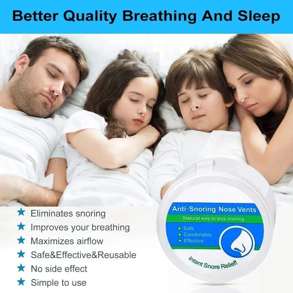 Blue Silicone Anti Snoring Devices | Nasal Dilators for Better Sleep