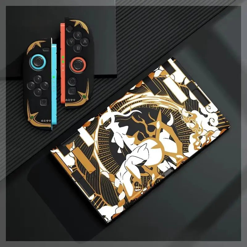 New Hot Cartoon Gengar Case For Switch 2/Ns Oled Game Console Joy-Con Split Type Design Shockproof Drop Proof Protective Cover
