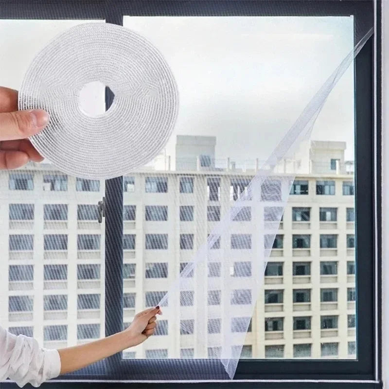 No Drilling Self Adhesive Mosquito Net | DIY Window Screen for Home