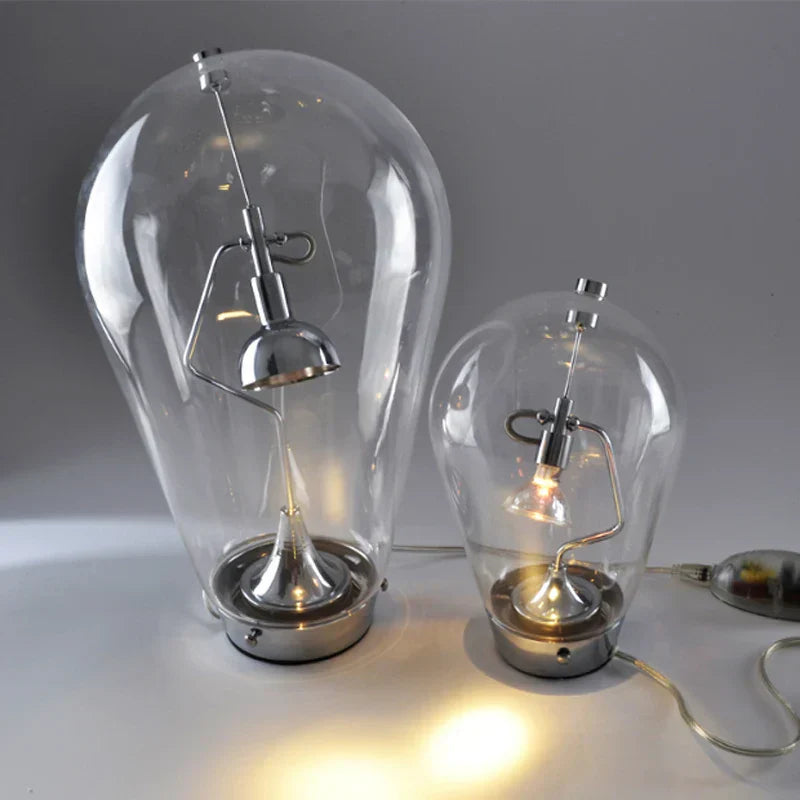 DecorBites™ Gravitational Chrome LED Table Lamp for Bedroom Study & Work
