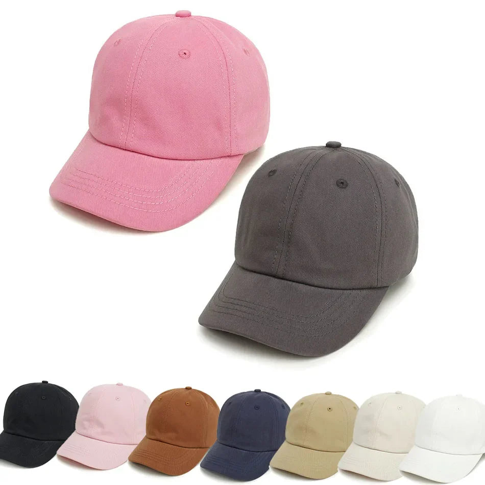 Baby Baseball Cap for Toddler | Low Profile Sun Hat with Adjustable Strap