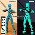 Multi-Jointed Movable Robot Mannequin – 13 Poseable Action Figures Toy